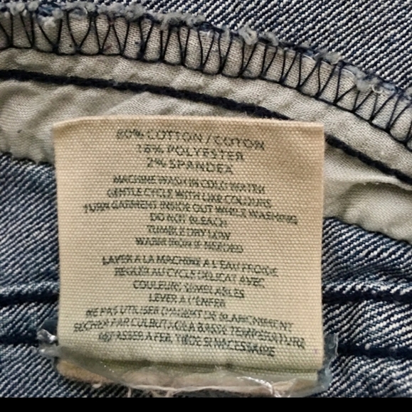 Bluenotes denim blue jean jacket mandarin collar - Picture 6 of 6